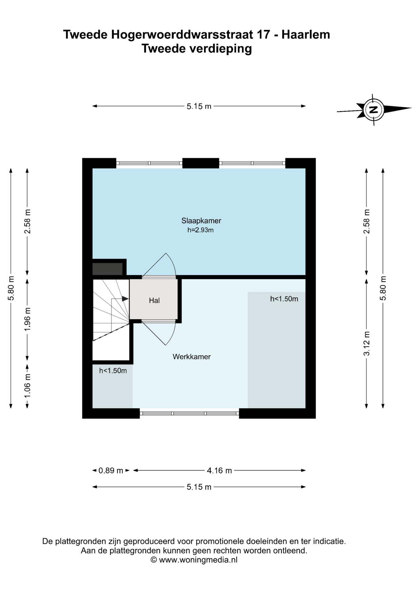 Foto 30 van Tweede Hogerwoerddwarsstraat 17