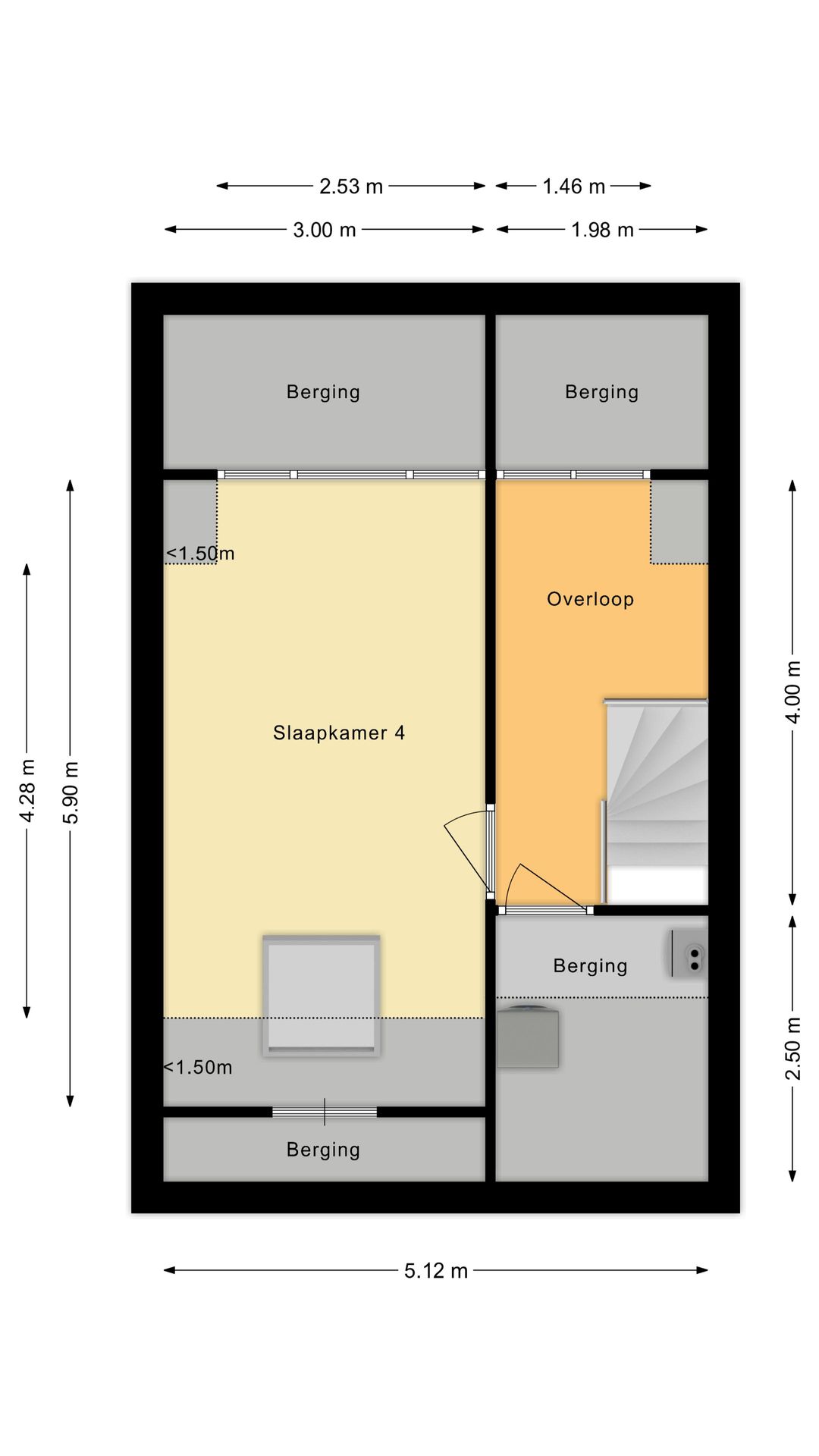 Extended and well-maintained terraced house with sunny garden in child-friendly Breukelen — 36