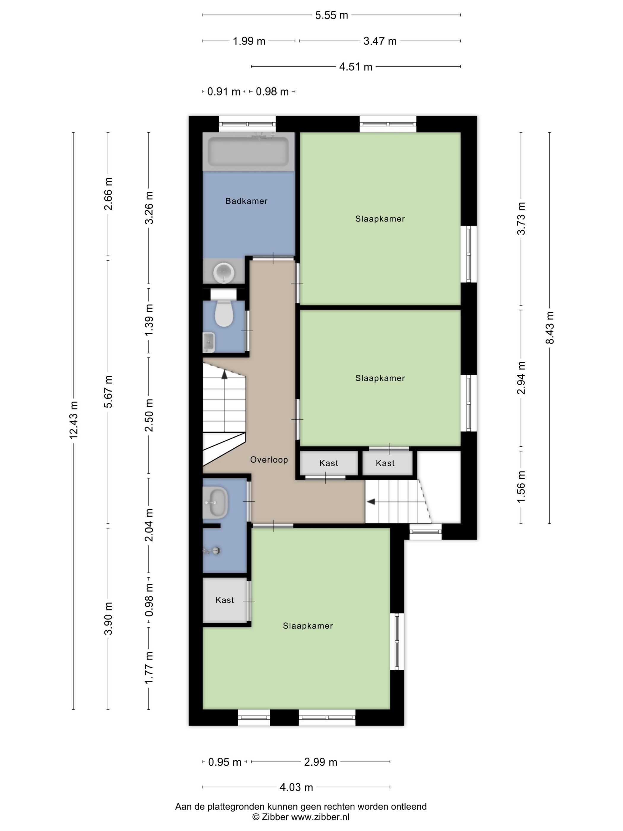 Spacious semi-detached home with modern kitchen, home office, and south-facing garden — 43
