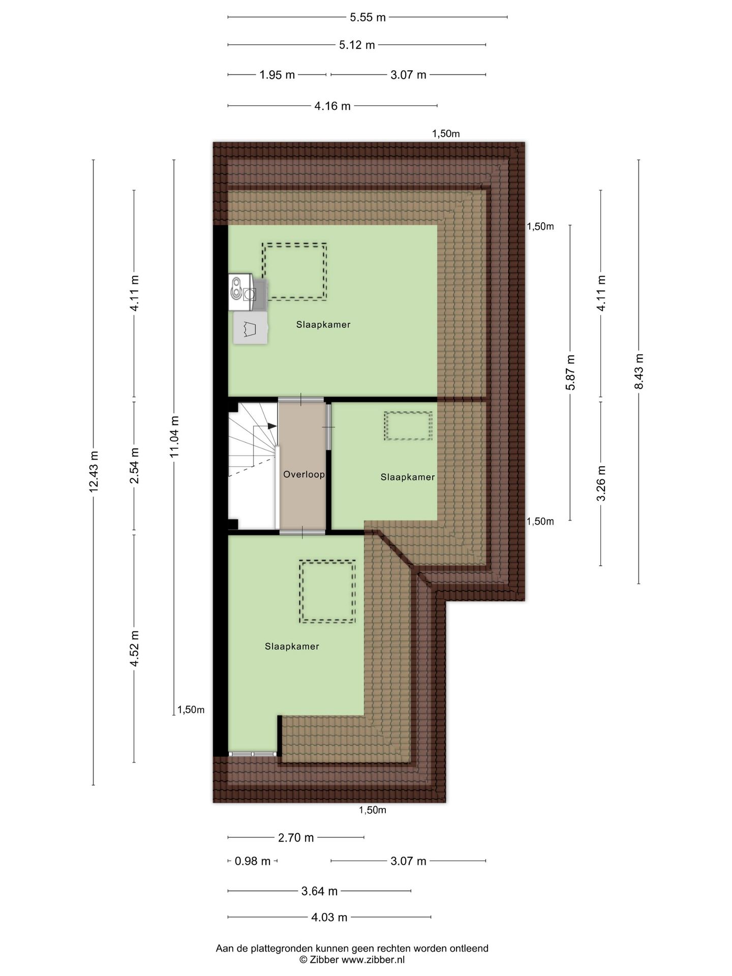 Spacious semi-detached home with modern kitchen, home office, and south-facing garden — 49