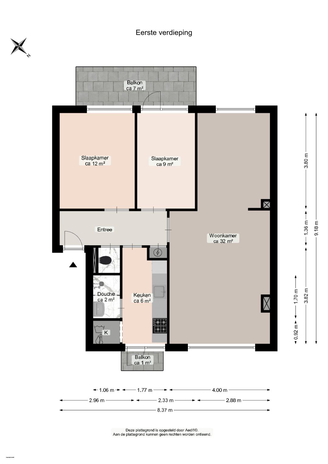 Attractive 2-Bedroom Apartment in Popular De Wijert-Noord — 29