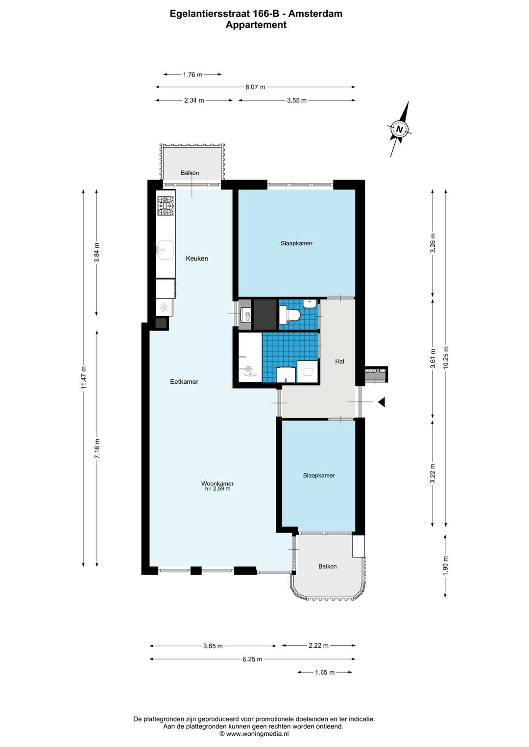 Foto 26 van Egelantiersstraat 166-B