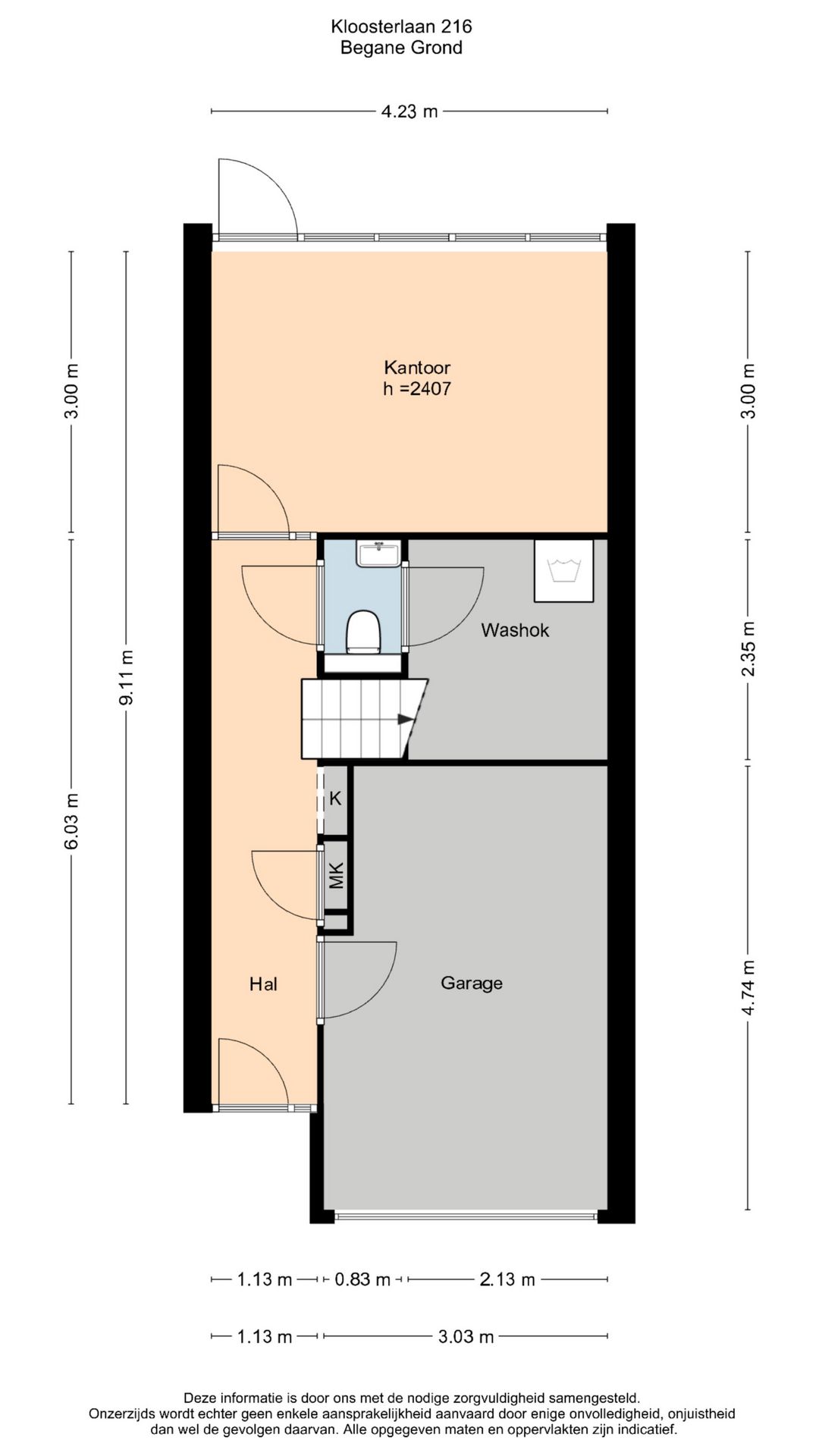 Spacious end terraced house with home office and garage in Hilversum — 43