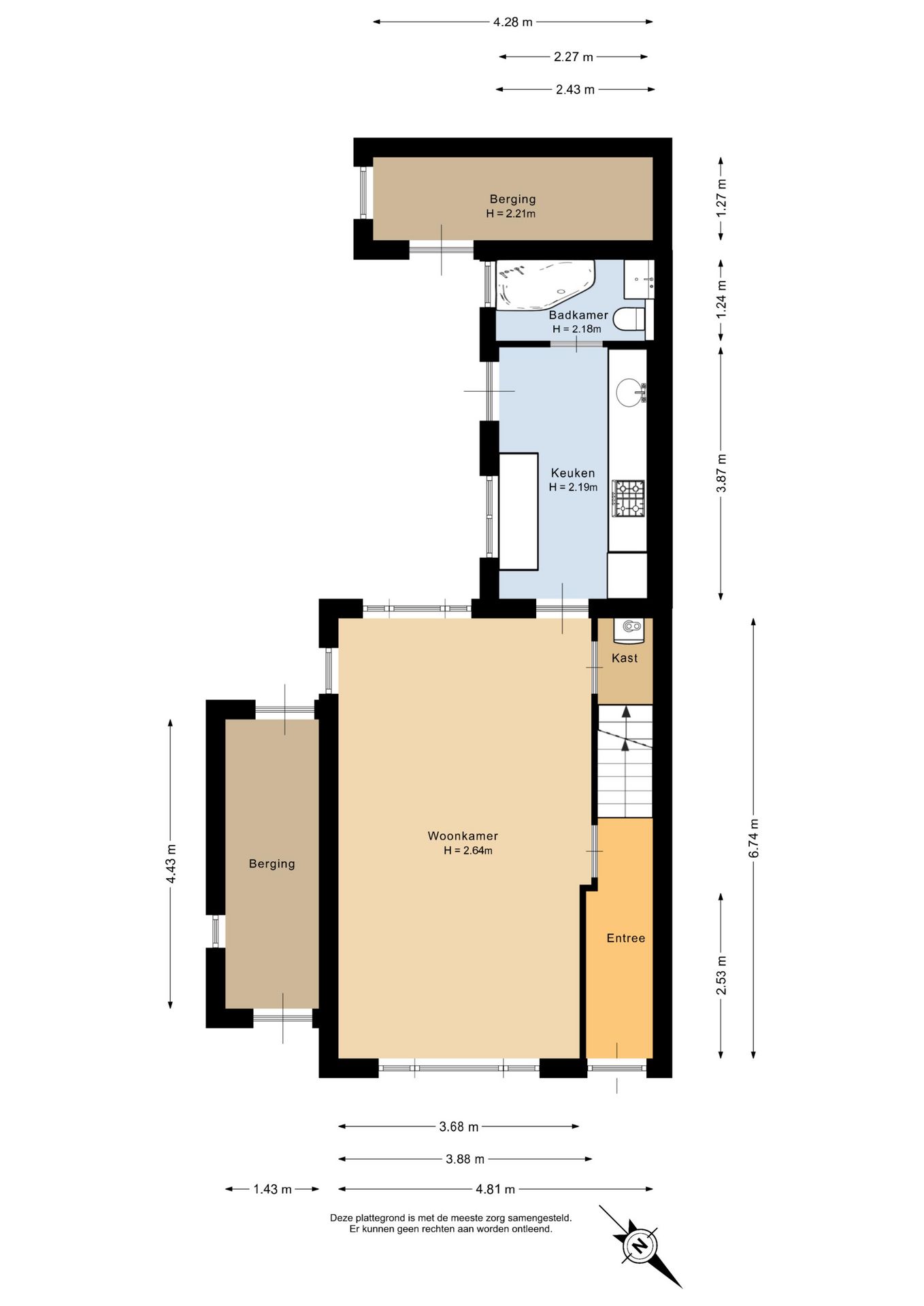 Foto 50 van Oosterstraat 34-H