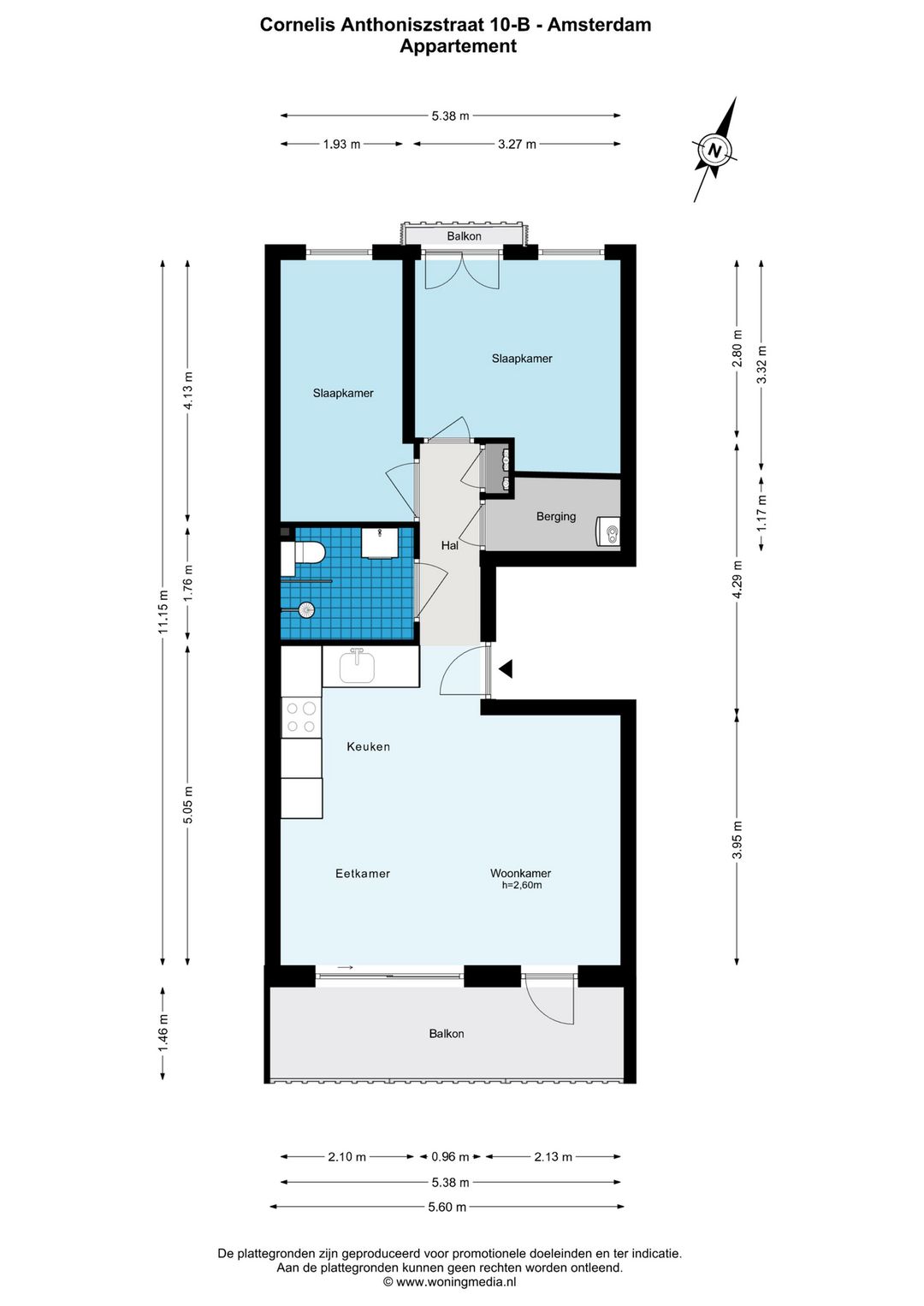 Modern 2-Bedroom Apartment with South Balcony on Own Ground — 23