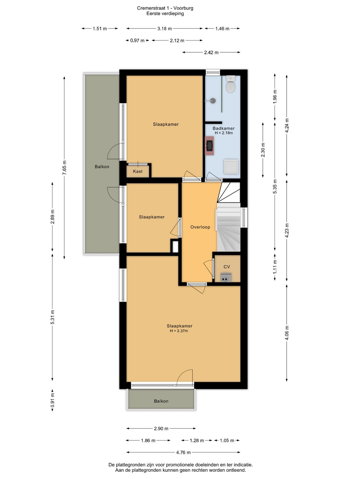 Foto 83 van Cremerstraat 1