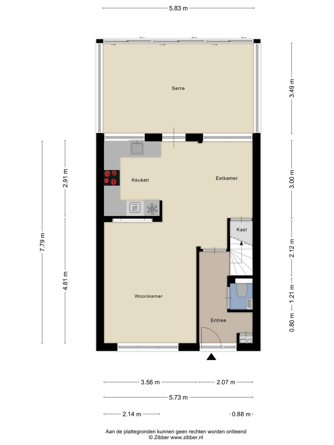 Spacious terraced house with conservatory and sunny backyard in Goor — 32