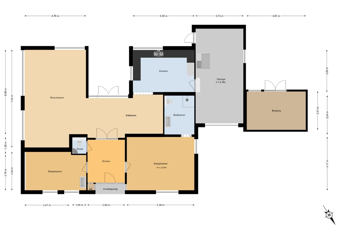 Spacious Detached Bungalow with Large Garden in Noordwijk — 35