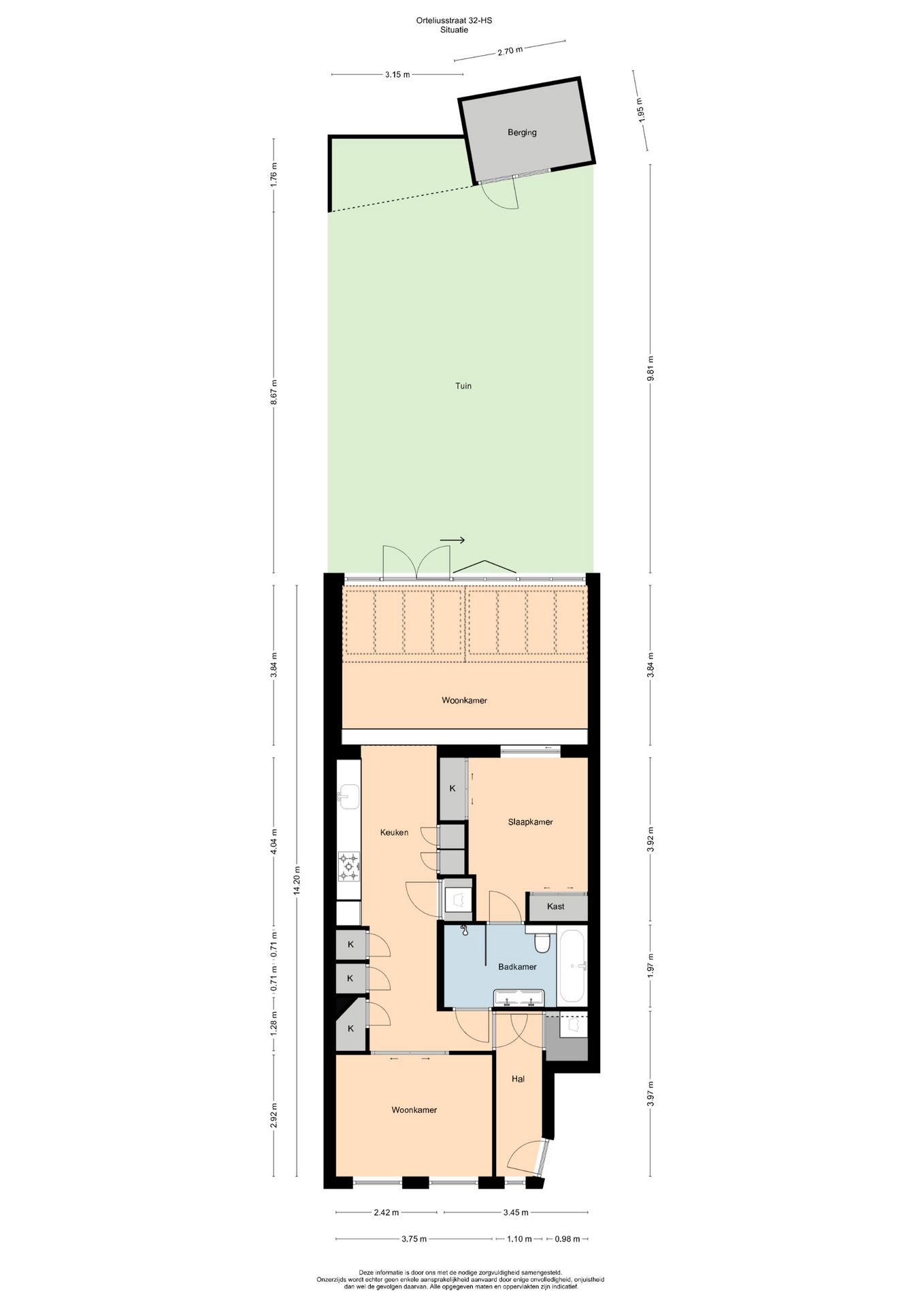 Foto 35 van Orteliusstraat 32-H