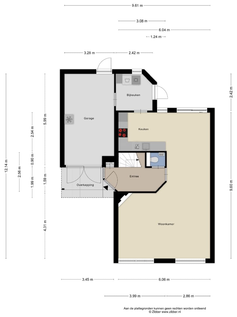 Semi-detached family home with garage in Enter — 29