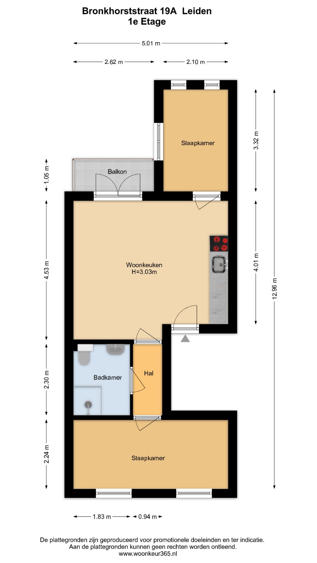 Renovated Apartment with South-Facing Balcony in Leiden Noorderkwartier — 17