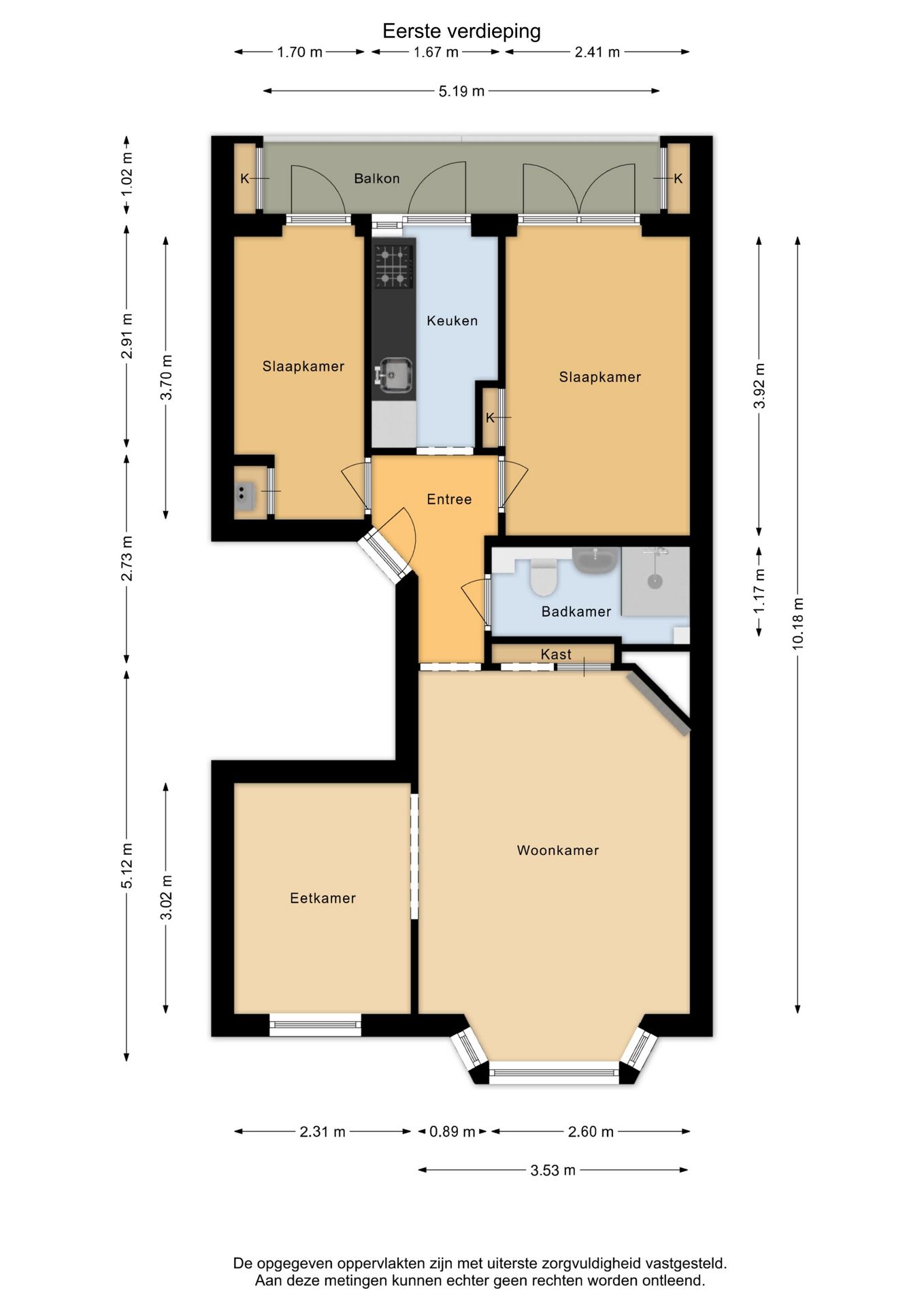 Charming 2-Bedroom Apartment with West Balcony in De Baarsjes — 25