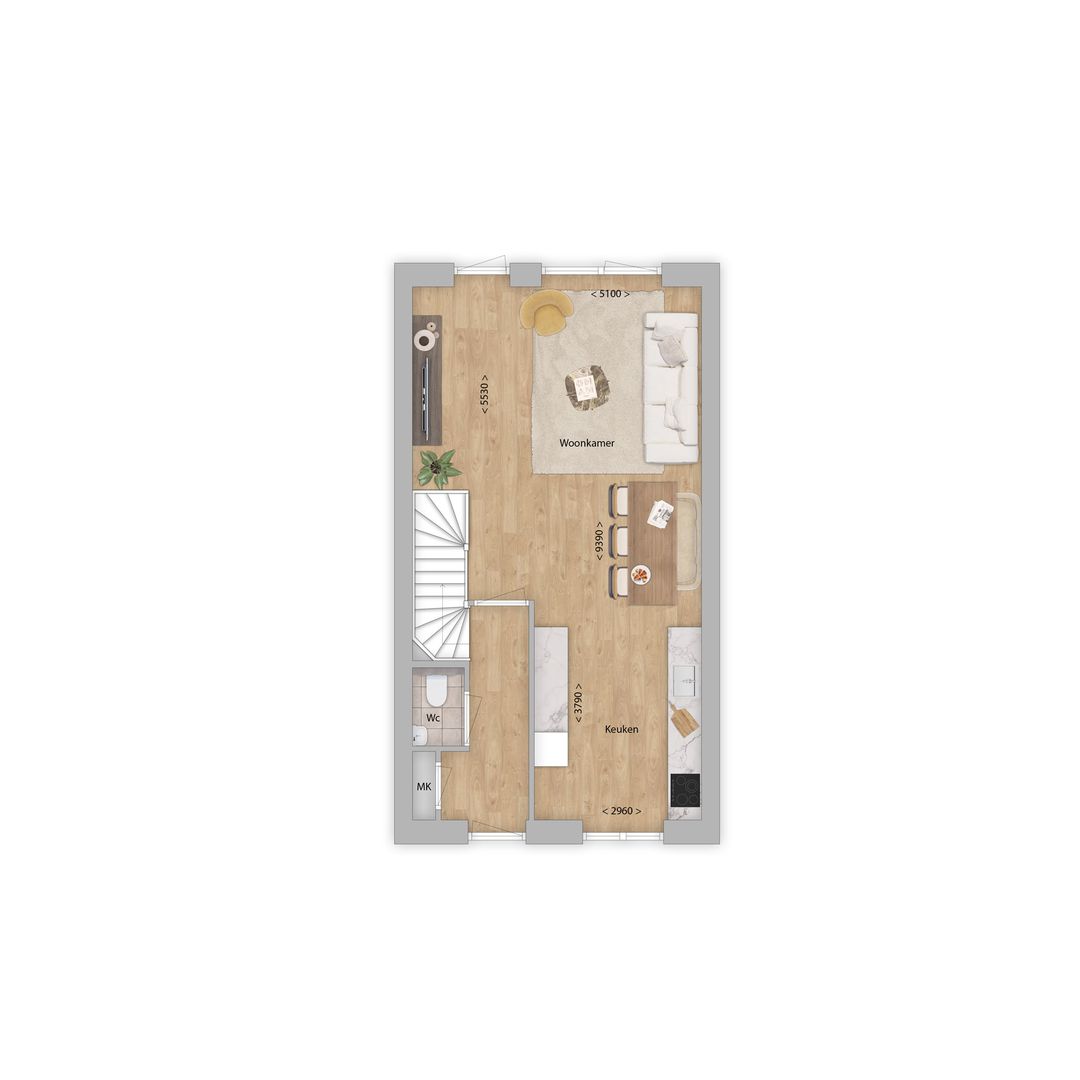 Photo 7 of Rijwoningen (Bouwnr. 9)