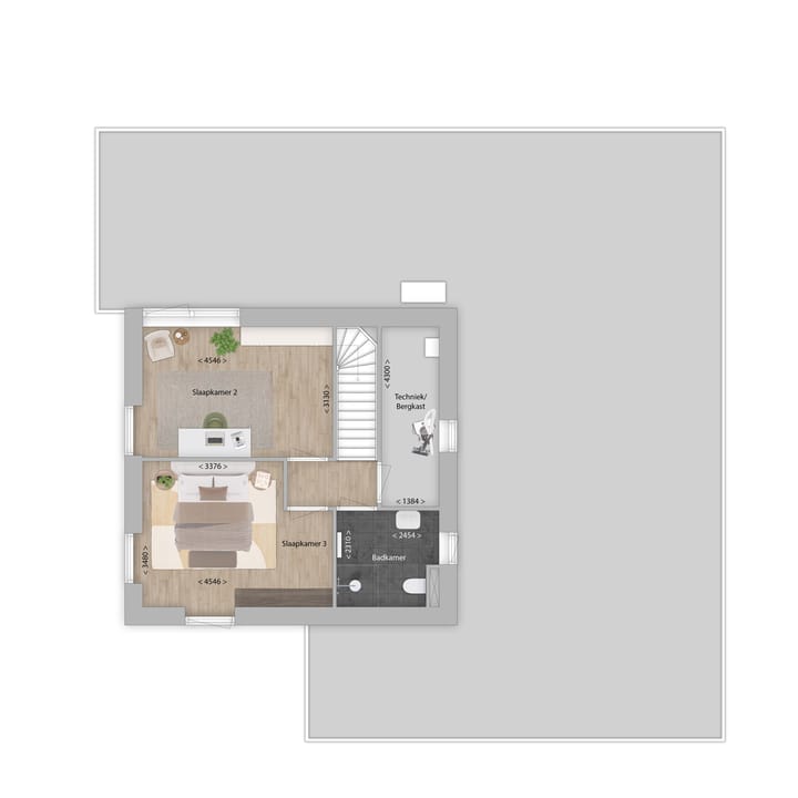 Foto 3 van Vrijstaande bungalow (Bouwnr. 57)