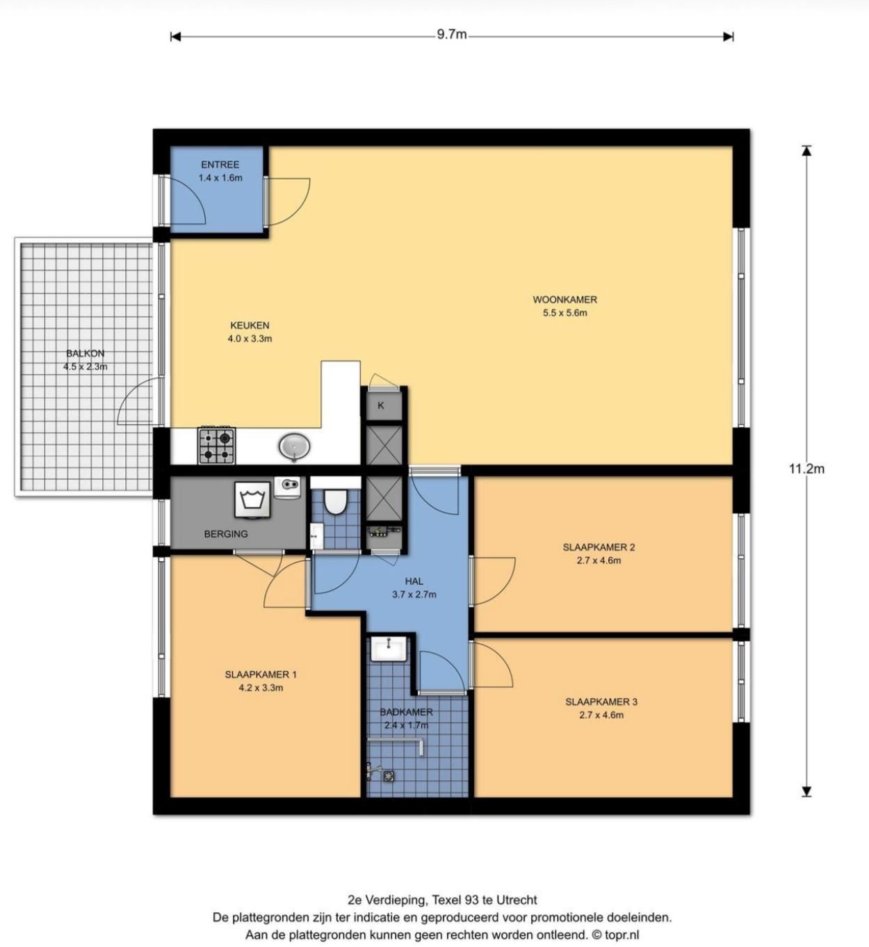 Spacious 4-Room Apartment with Energy Label A in Green Lunetten-Utrecht — 54