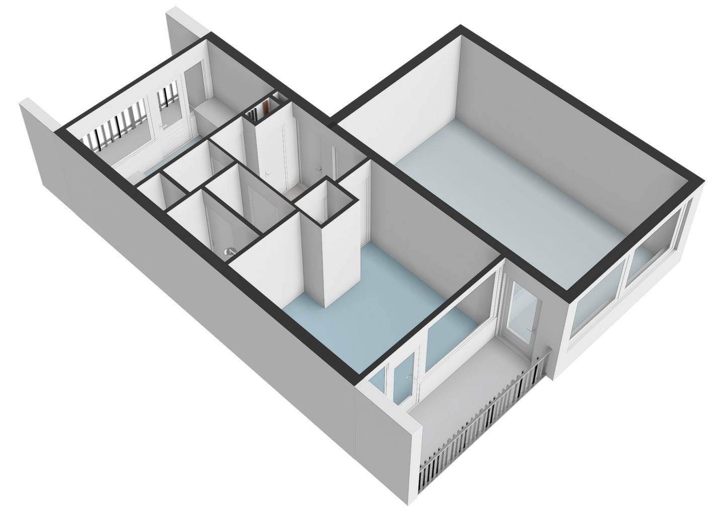 Newly Renovated 3-Room Apartment with Two Sunny Balconies in Green Buitenveldert — 23