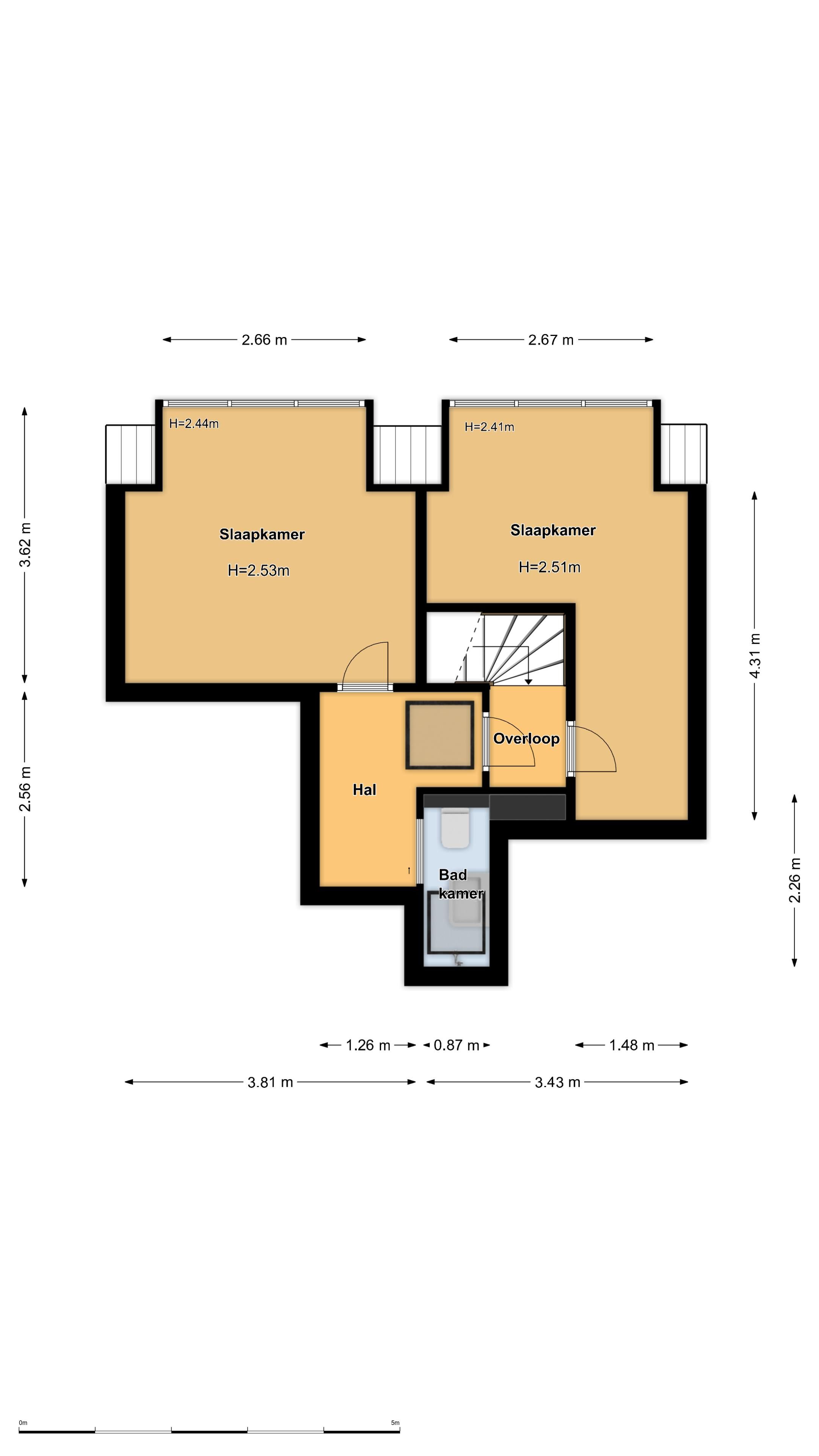 Renovated Double Upper Apartment with 2 Bathrooms near Vondelpark — 42