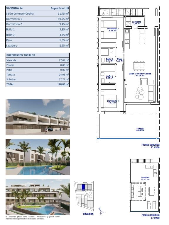 New Build Apartment with 2 Bedrooms in Pilar de la Horadada — 17