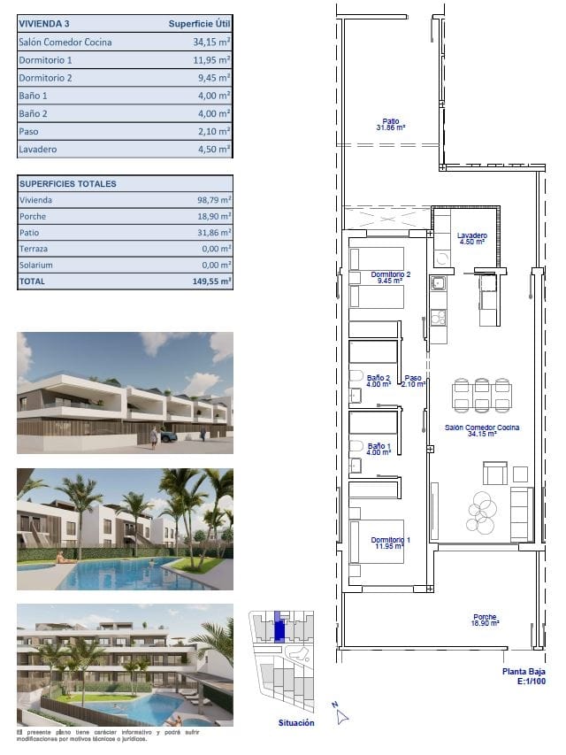 New Build Apartment with 2 Bedrooms in Pilar de la Horadada — 20
