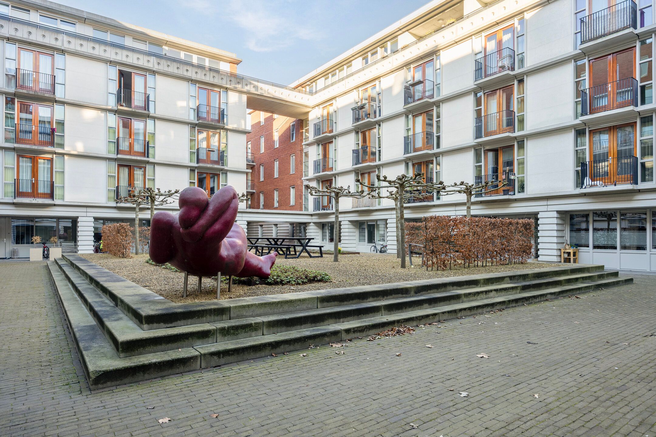 Modern 3-room corner apartment with terrace, parking and storage in Paleiskwartier — 22