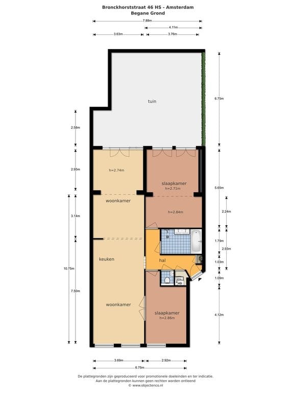 Foto 26 van Bronckhorststraat 46-H