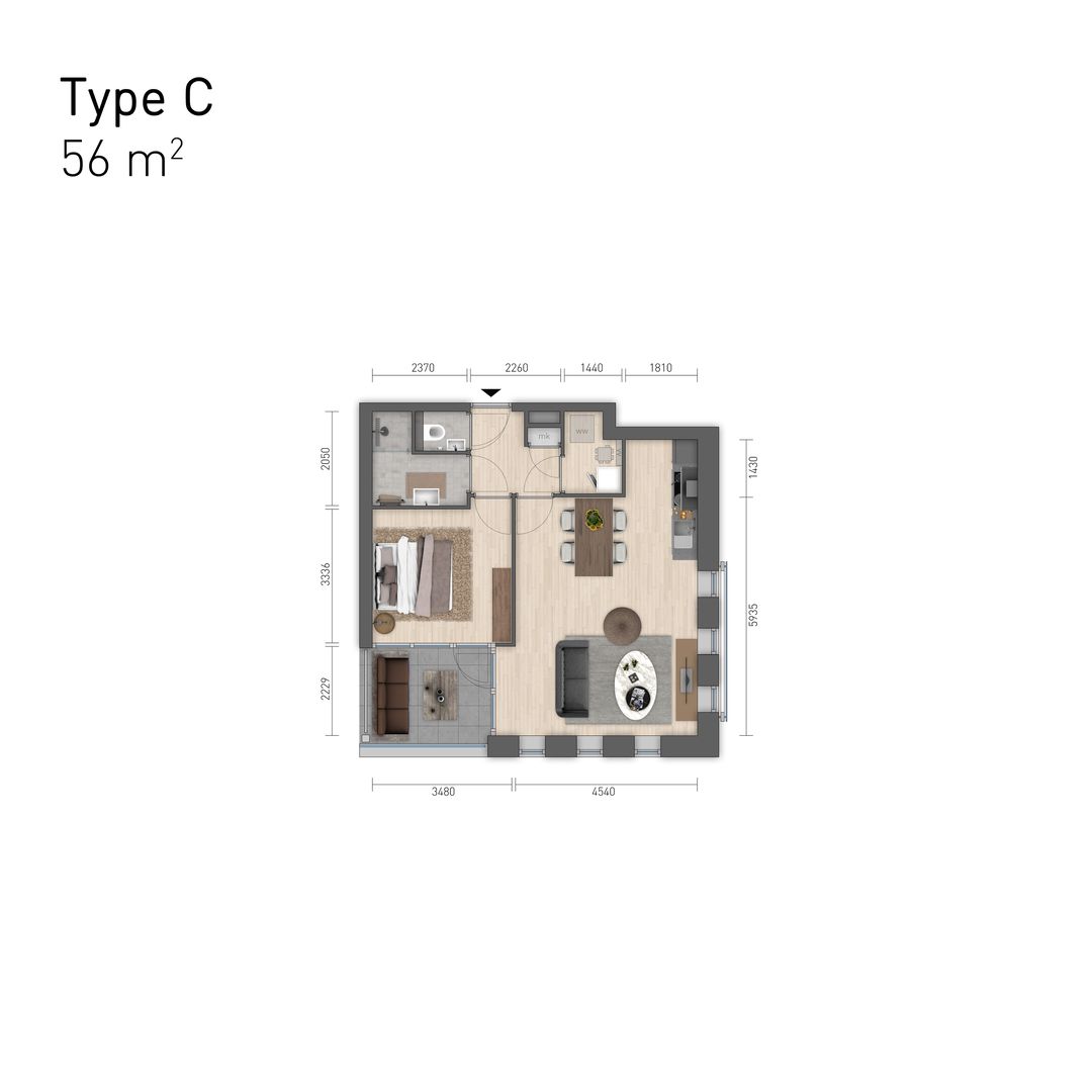 Foto 1 van C (Bouwnr. A7)