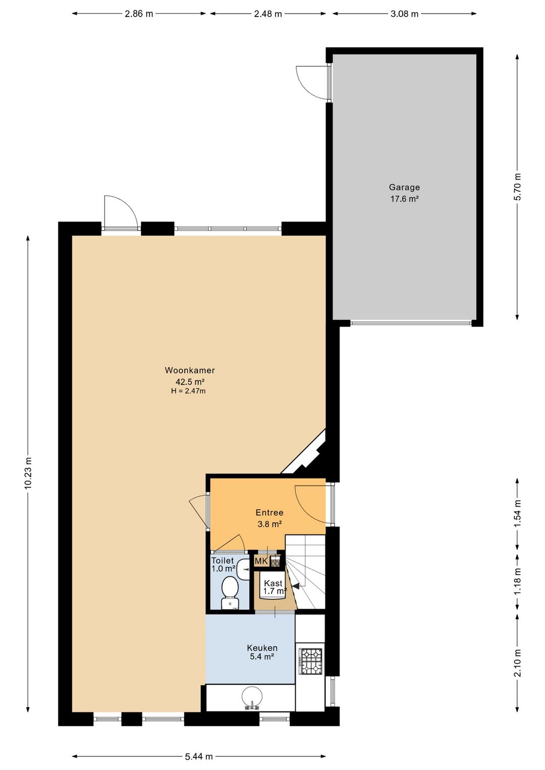 Spacious semi-detached home with pond view and garden in Soest — 12