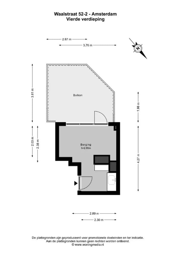Foto 42 van Waalstraat 52-2