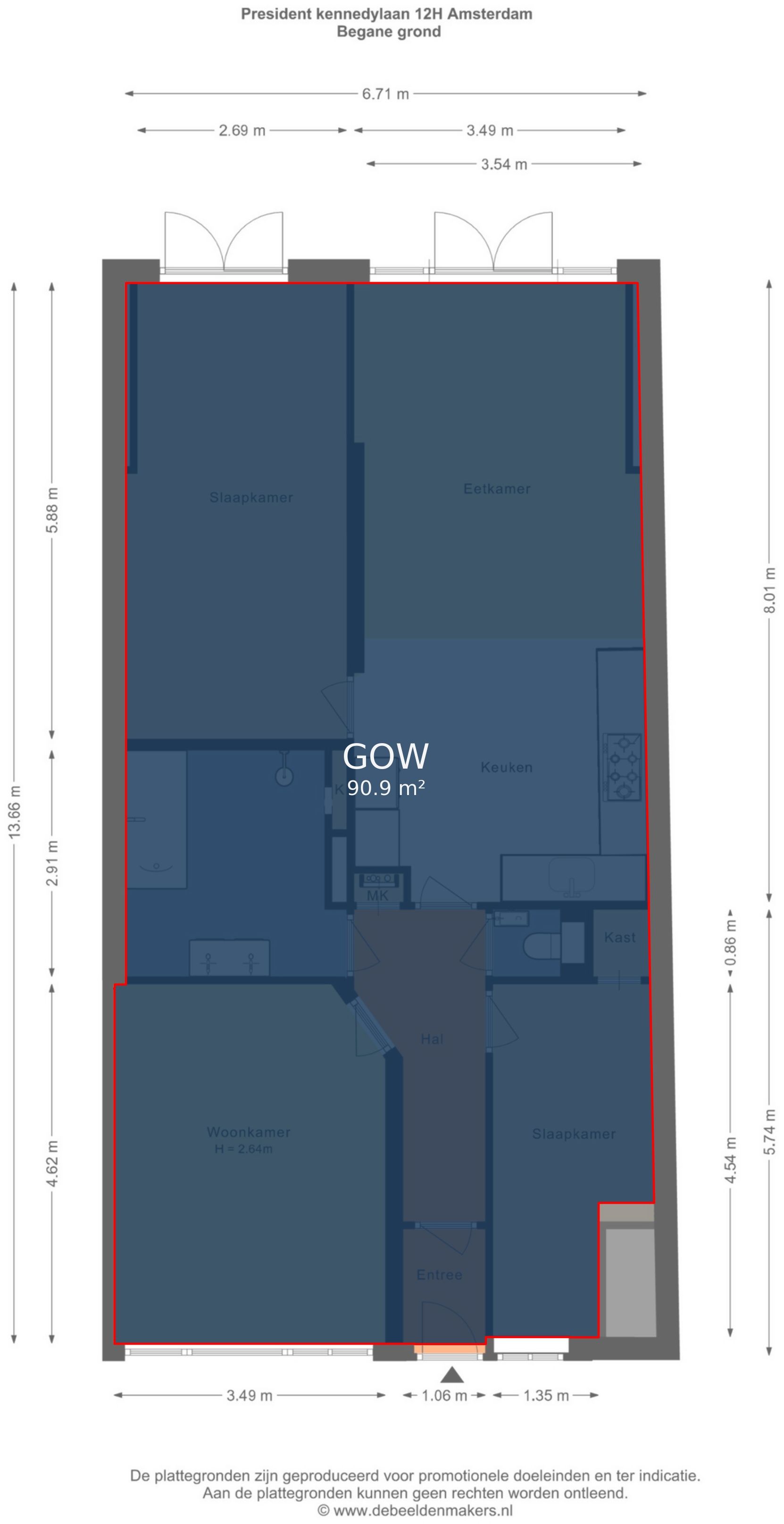 Foto 54 van President Kennedylaan 12-H