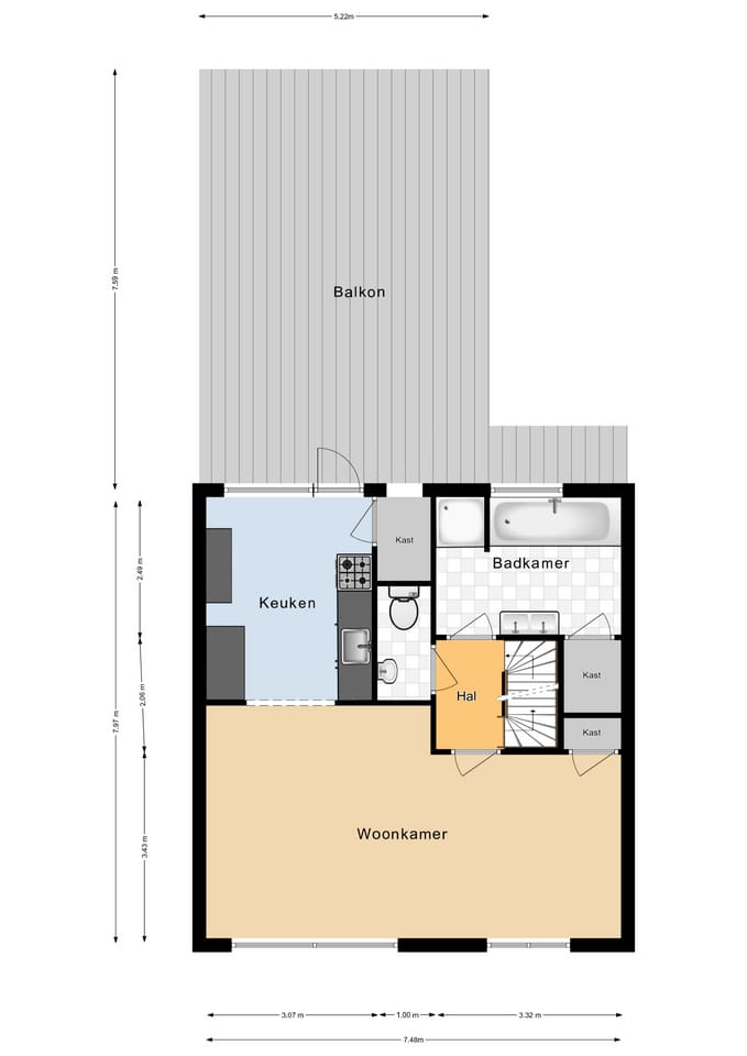 Foto 34 van Damstraat 12-B