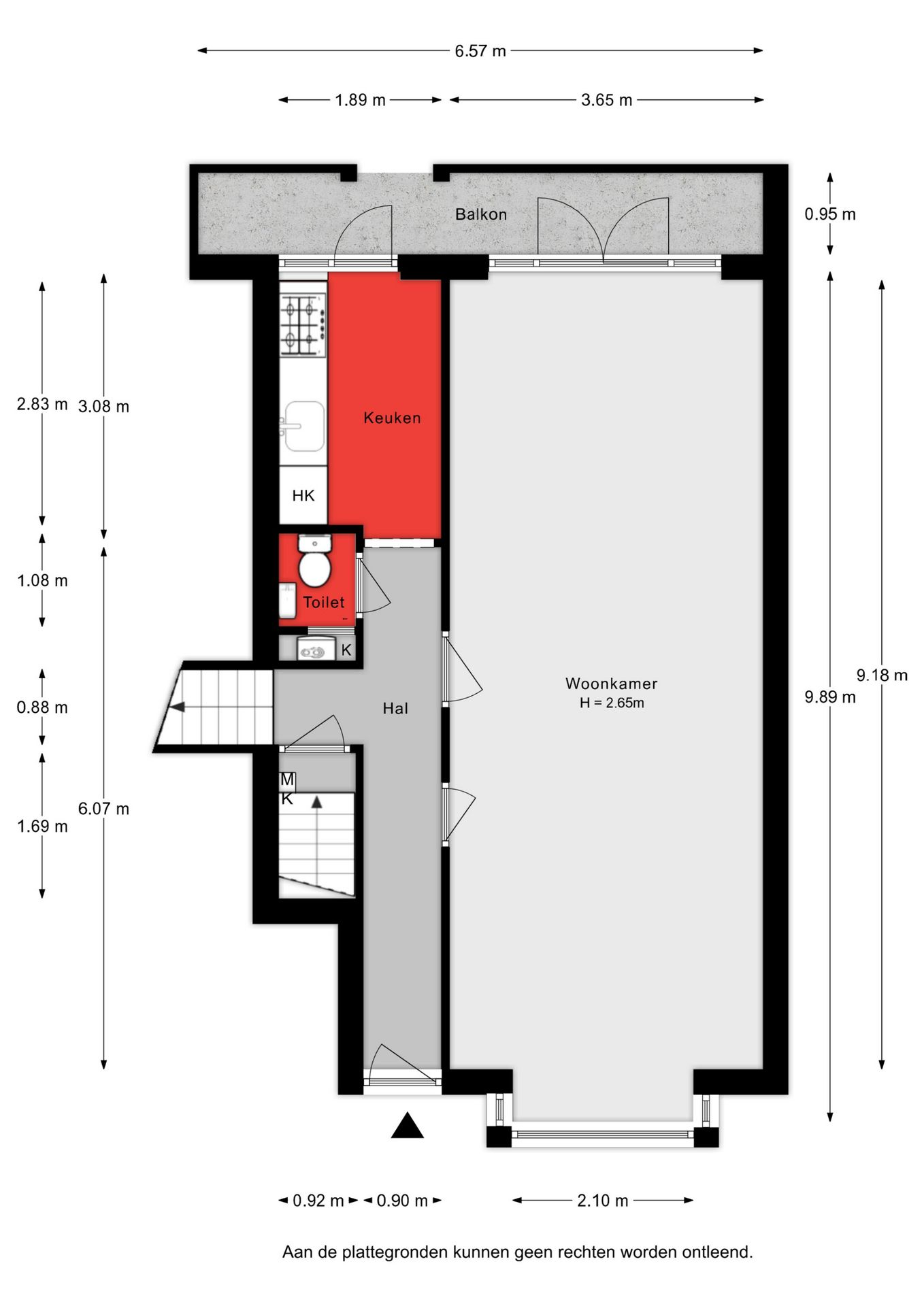 Spacious ground floor apartment with three floors and garden in Dordrecht — 36