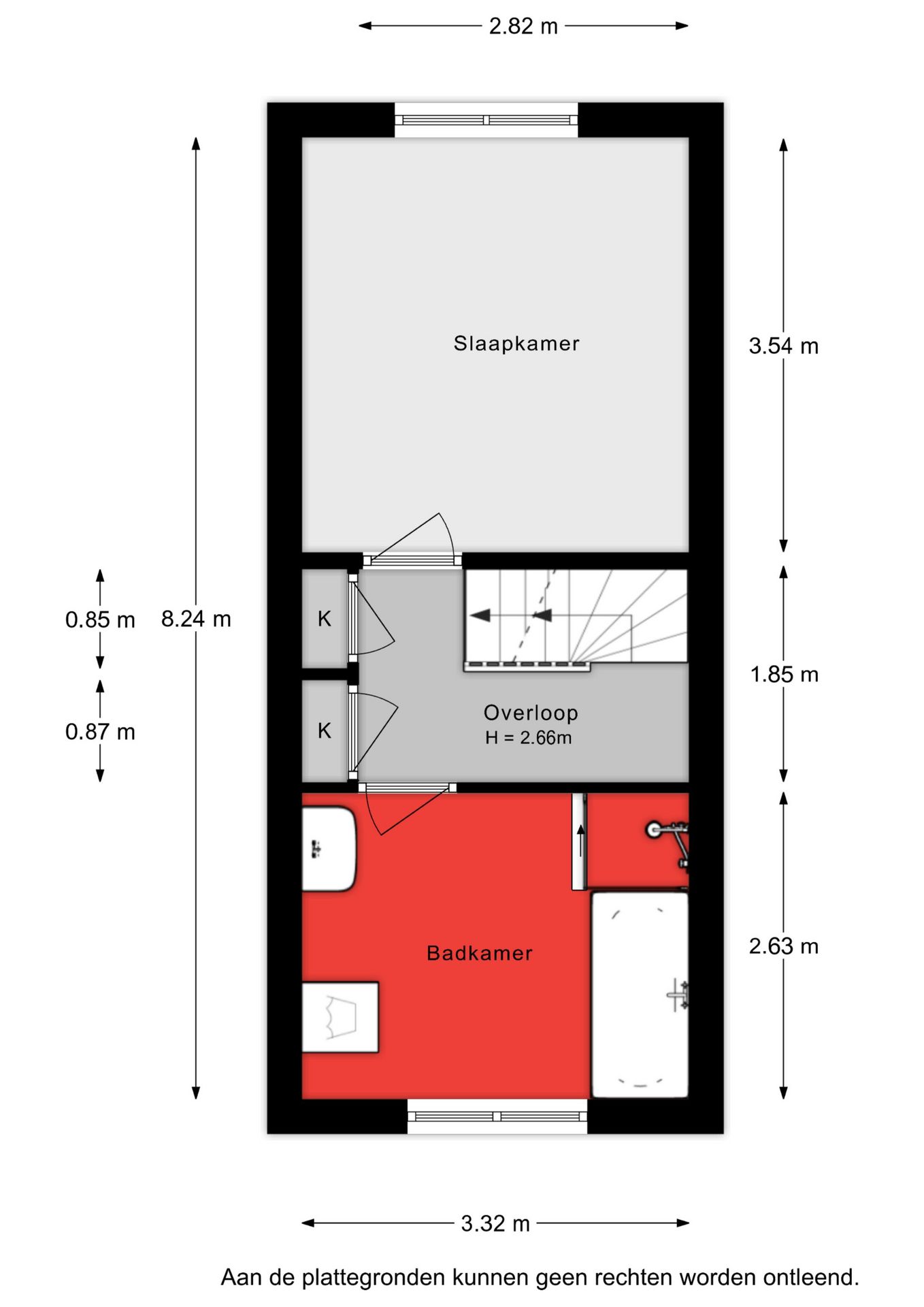 Spacious ground floor apartment with three floors and garden in Dordrecht — 37