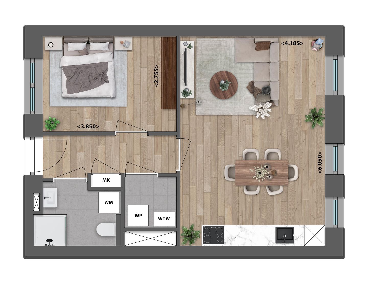 Photo 5 of Tweekamerappartement (Bouwnr. 13)