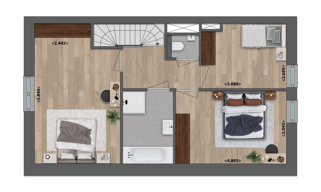 Foto 7 van Gezinswoning (Bouwnr. 4)