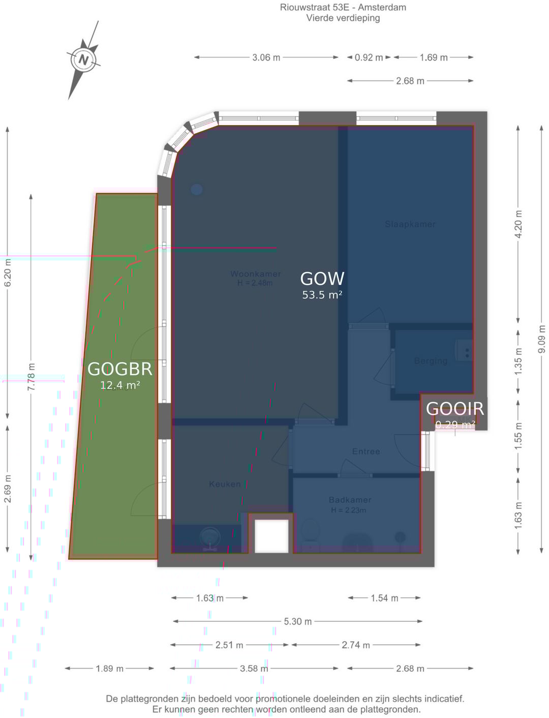 Foto 26 van Riouwstraat 53-E