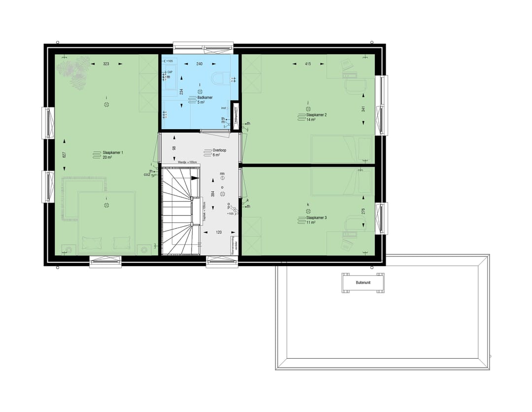 Foto 7 van De Esdoorn type A gespiegeld (Bouwnr. 2)