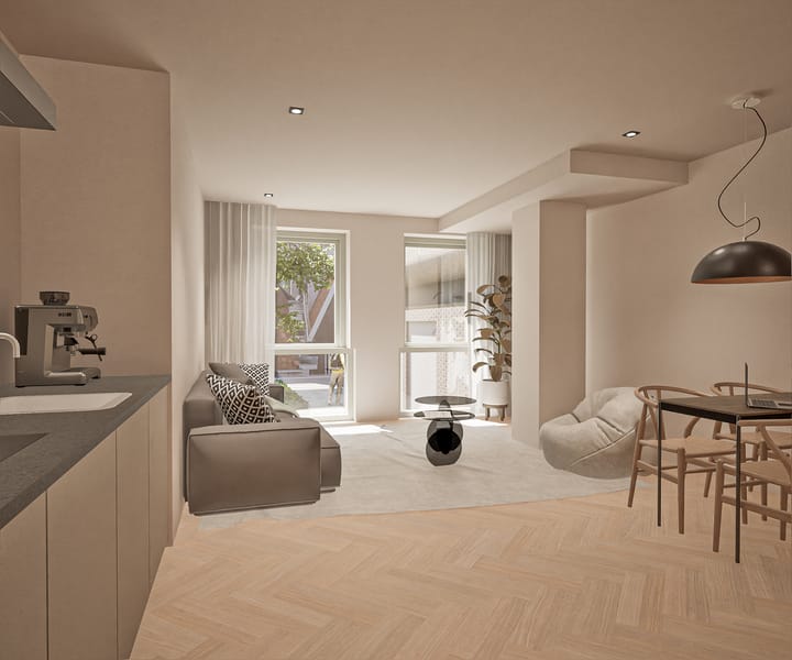 Foto 2 van 2-kamerappartement (Bouwnr. 1)
