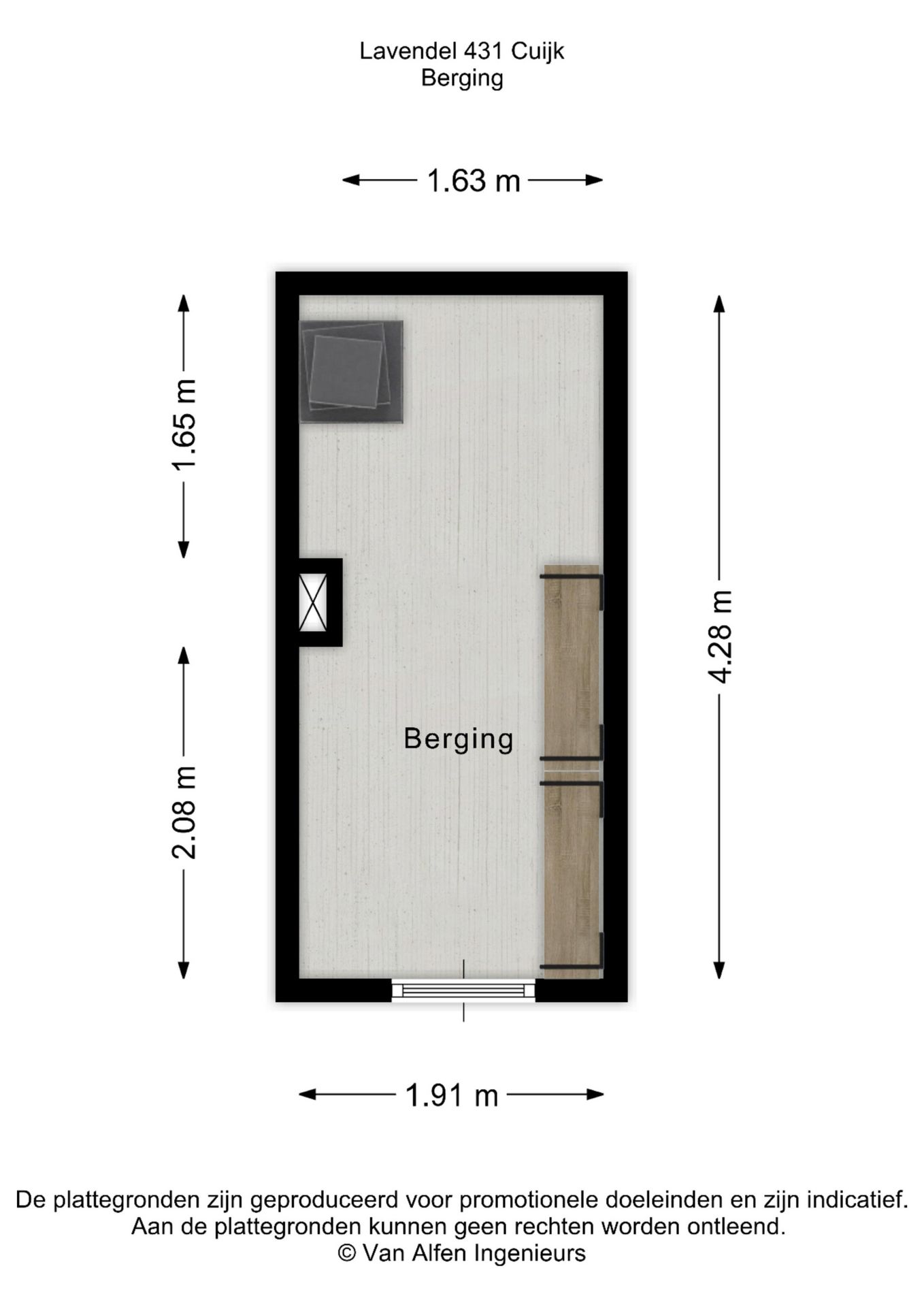 Comfortable 4th-floor apartment with balcony, parking, and scenic views in Cuijk — 39