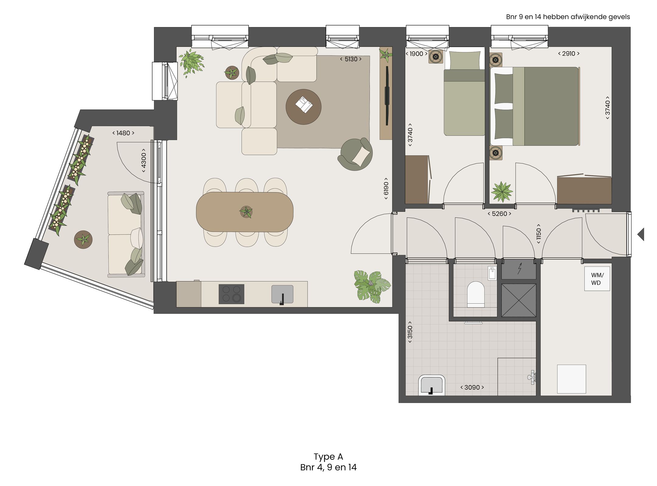 Foto 6 van Titia van der Tuukstraat - type A