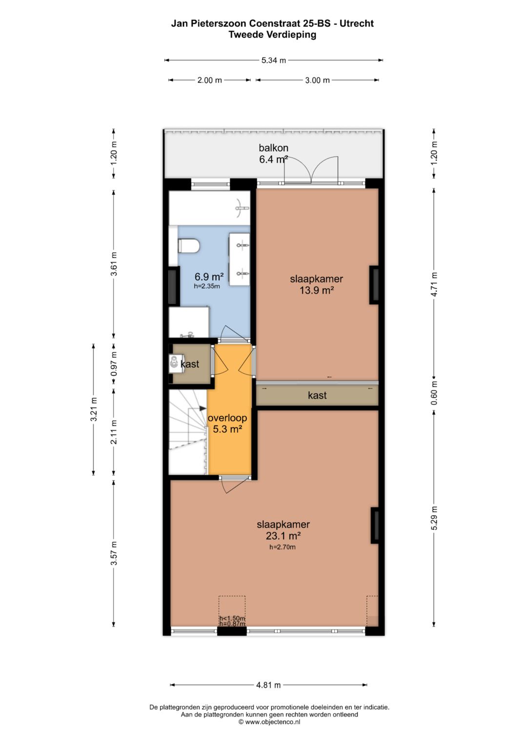 Spacious and Light Upper House with Character in Lombok-West — 47