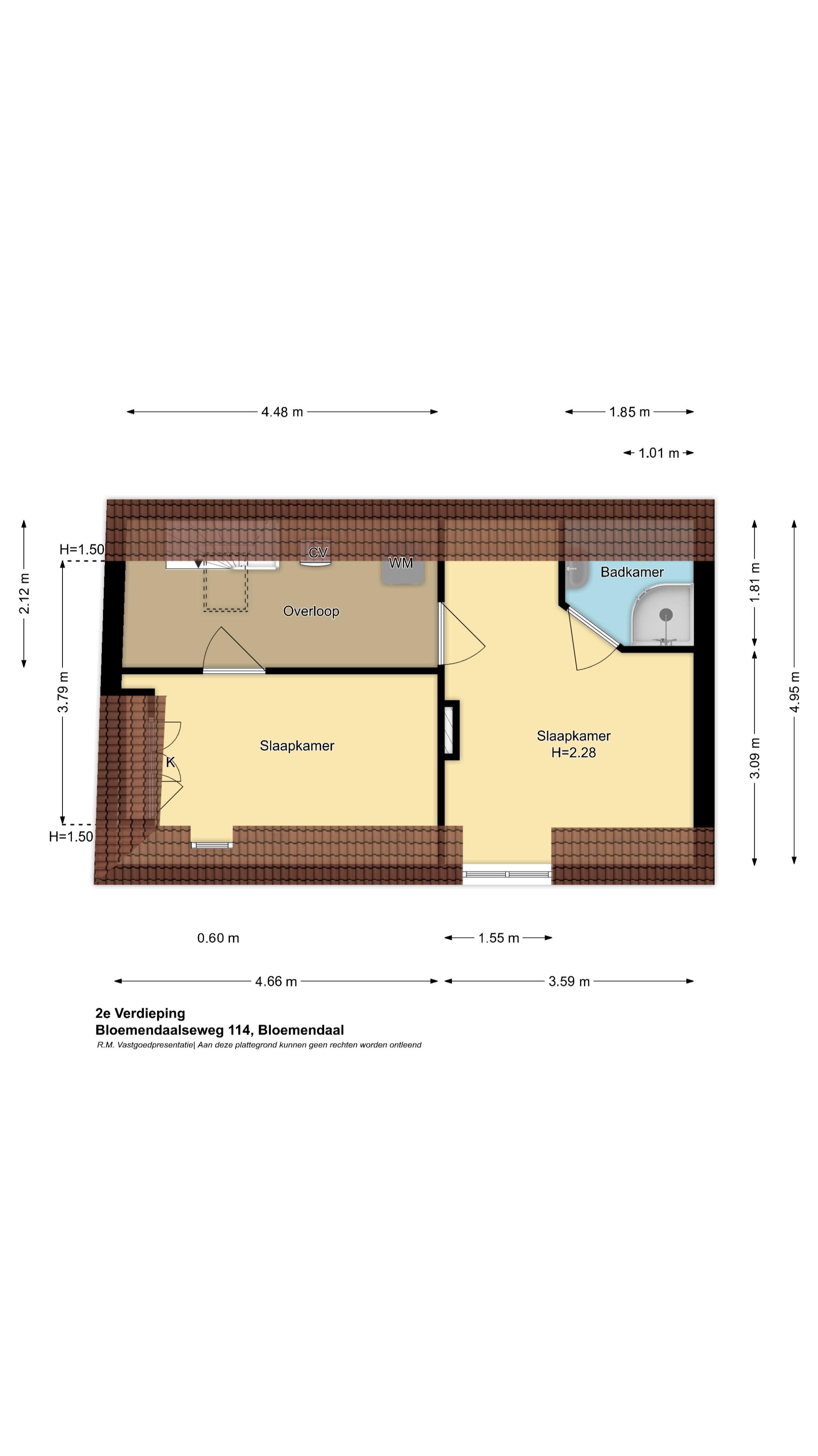 Characteristic upstairs apartment with views and potential in Bloemendaal center — 22