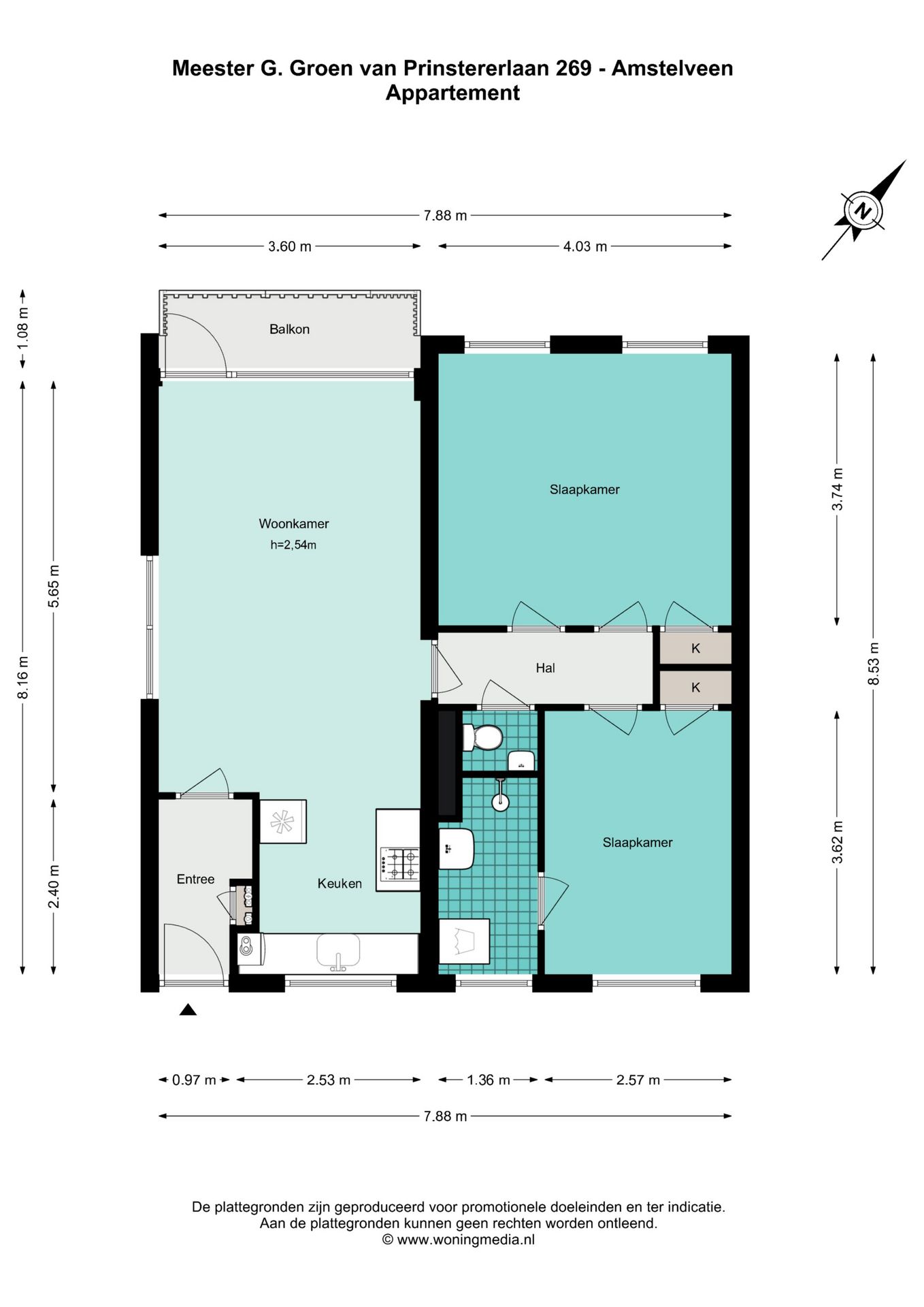 Comfortable Corner Apartment in Prime Amstelveen Stadshart Location — 20