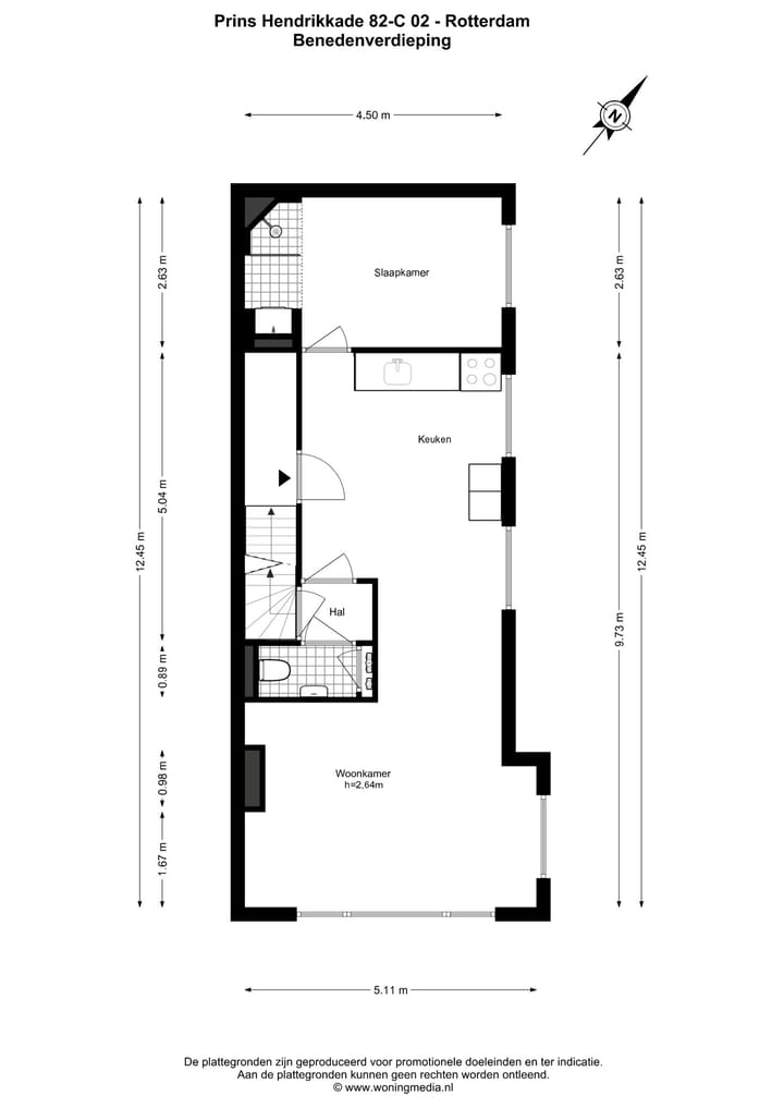 Foto 4 van Prins Hendrikkade 82-C02