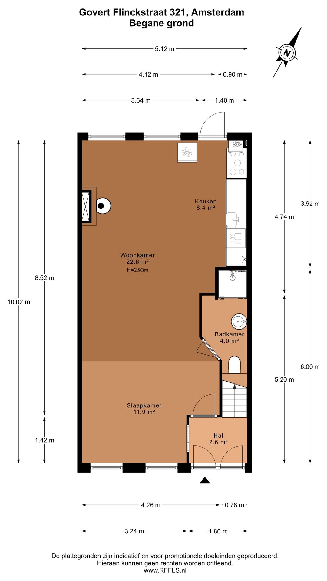 Characteristic Townhouse on Own Ground in De Pijp — 36