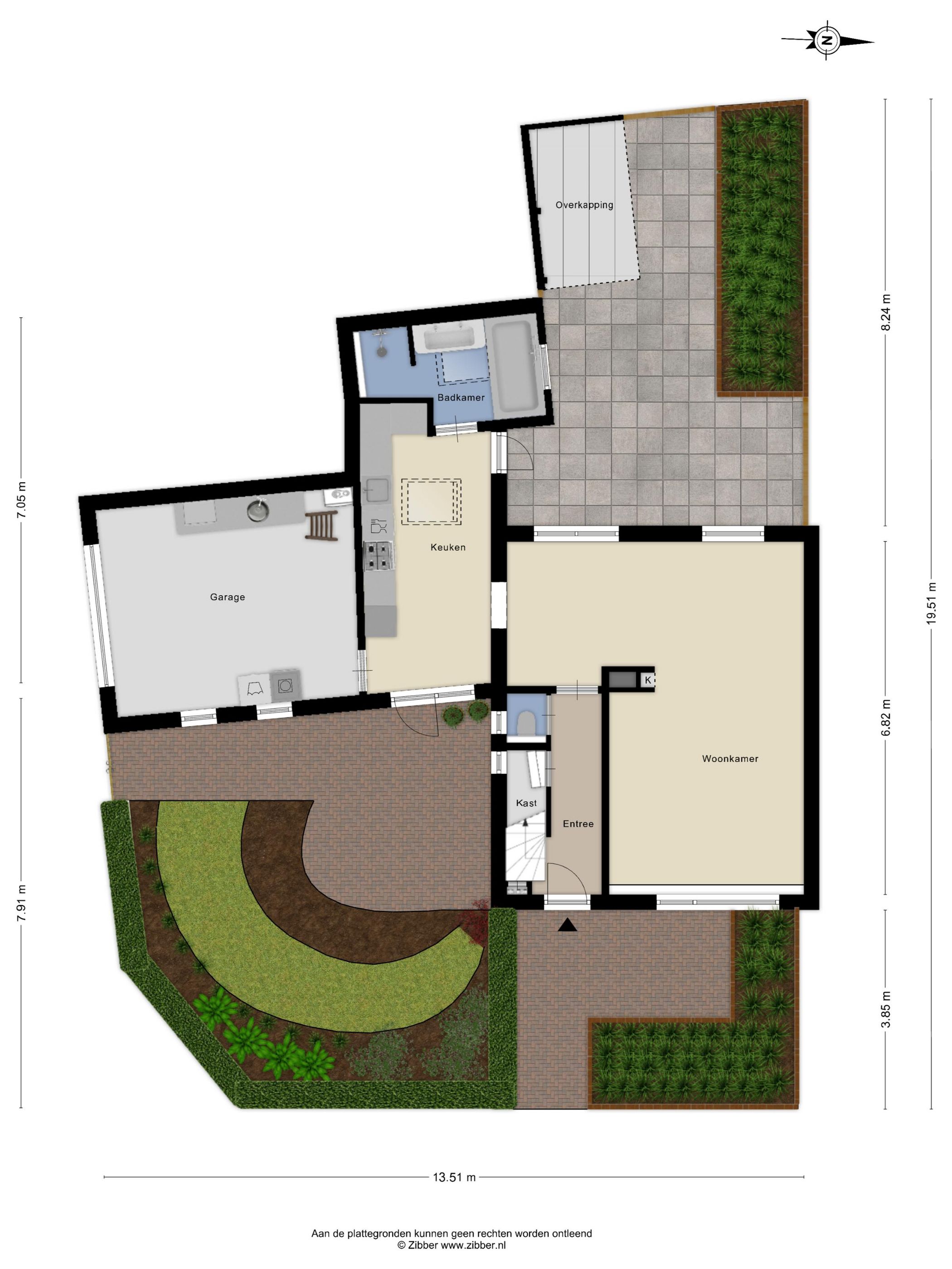 Characteristic Semi-Detached House with Garage and Two Gardens in Volkel — 48