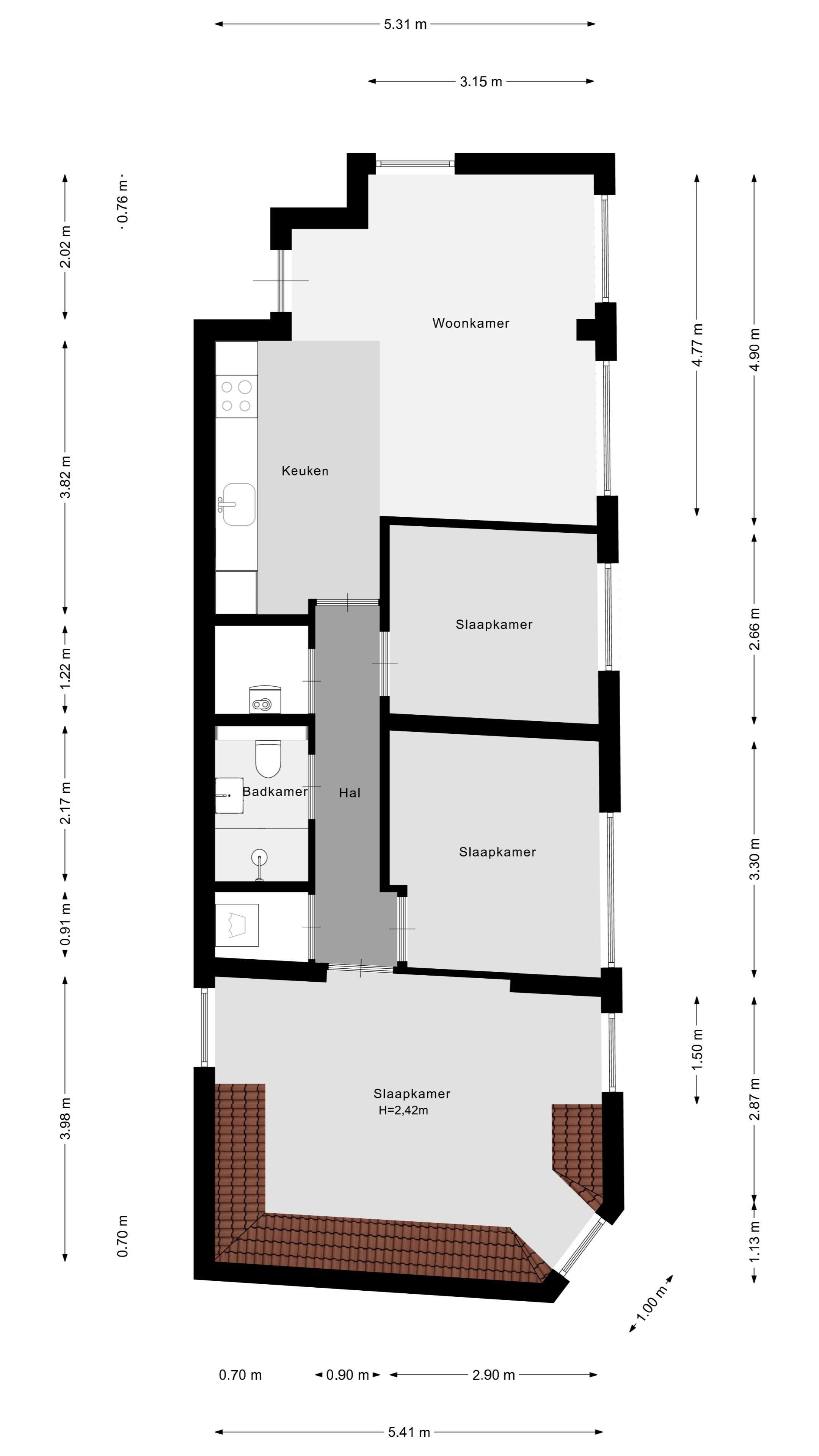 Foto 18 van Geervlietsestraat 1-B