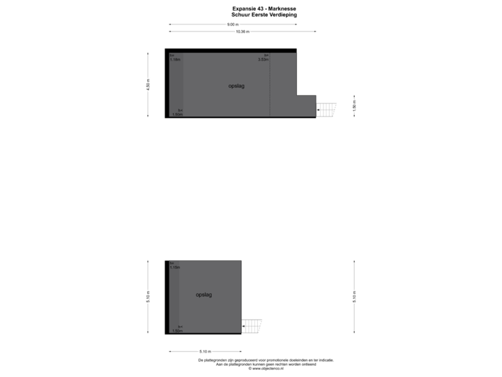 SCHUUR EERSTE VERDIEPING