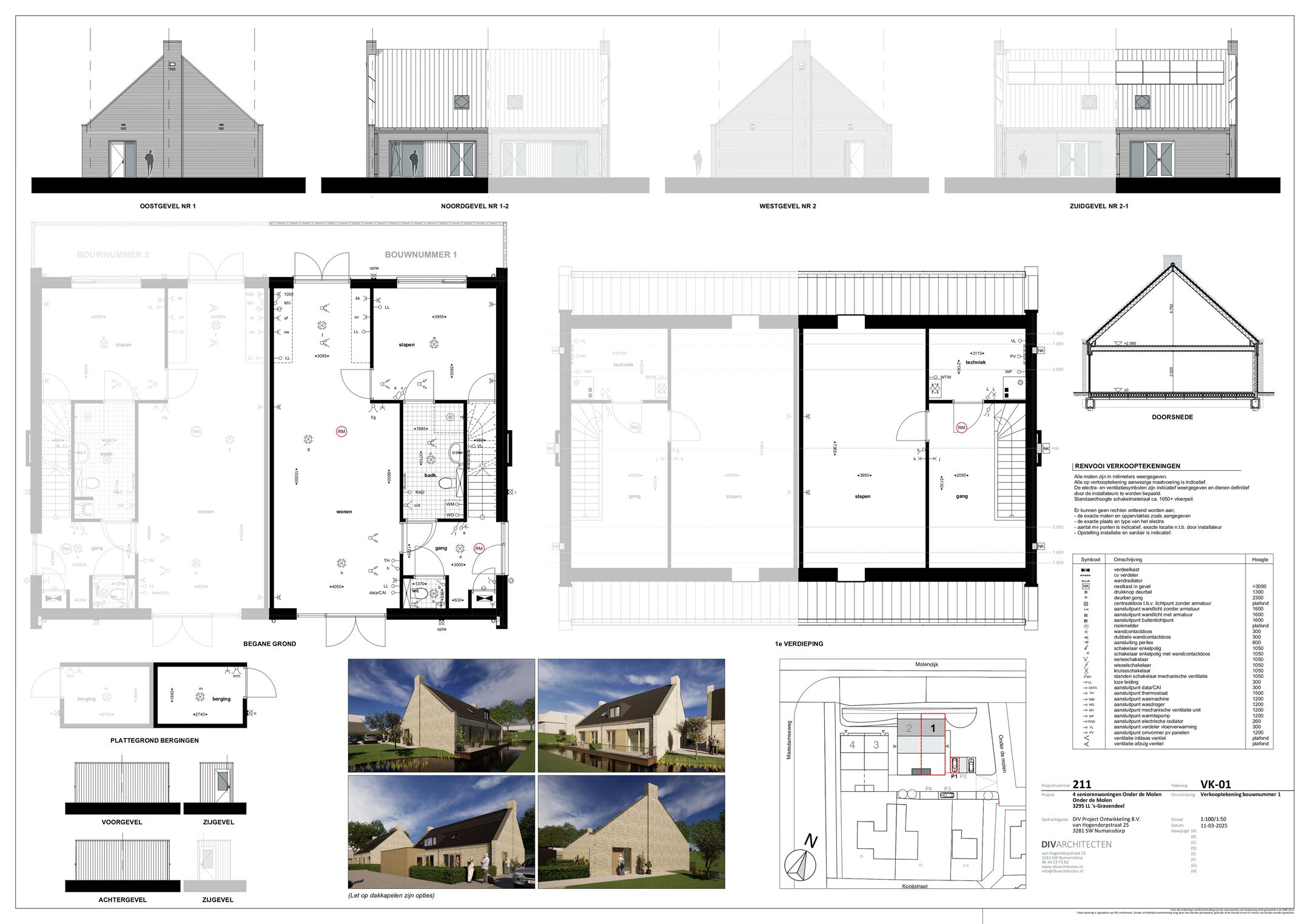 Foto 9 van Twee-onder-een kapwoning (Bouwnr. 1)