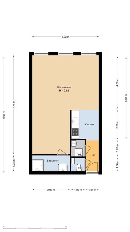 Spacious ground floor apartment with garden in Maassluis — 21