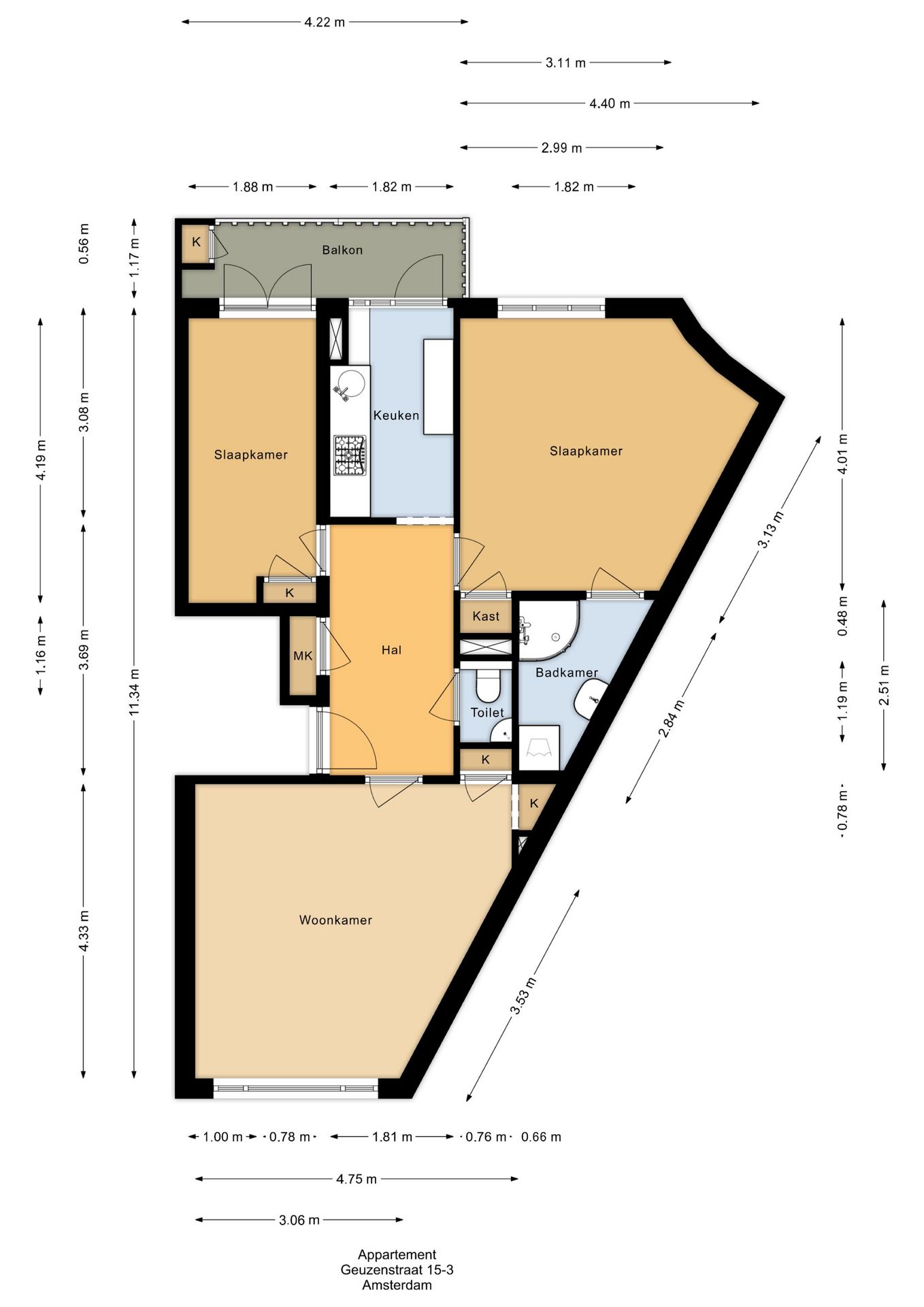 Foto 34 van Geuzenstraat 15-3